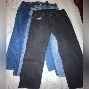 SET OF 4 BAGGY JEANS